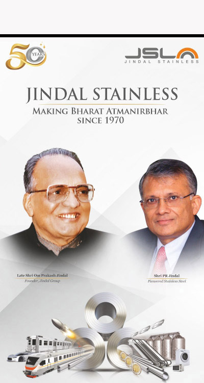 50 years Banner - Jindal Stainless