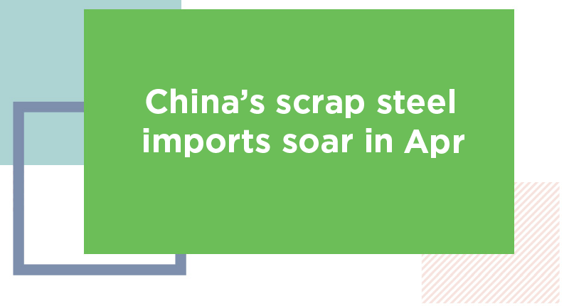 China’s scrap steel imports soar in Apr - Jindal Stainless