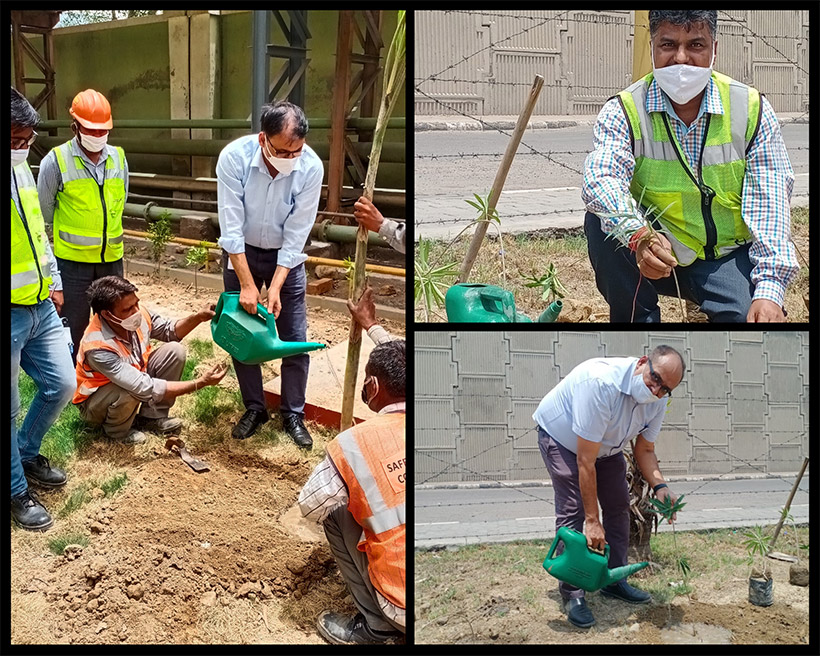 Head, CRD-SPD, Mr Rajinder Raina_ Head, EHS, Mr Sudhir Kumar_ Head, HR, Mr Praneet Kumar took part in the drive - Jindal Stainless