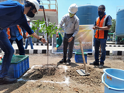 Glimpse of the plantation drive in Jajpur - Jindal Stainless