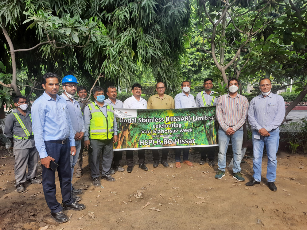 JSHL organises a grand tree plantation drive - Jindal Stainless