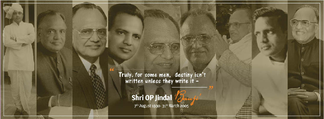 Mr OP Jindal through the ages