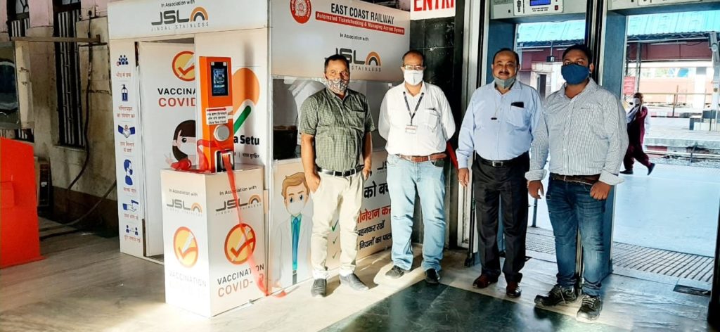 Jindal Stainless installs automated ticketing system at Cuttack Station of Indian Railways - Jindal Stainless