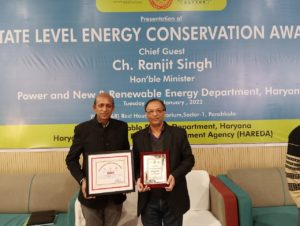 (L to R) GM, Central Electrical, Mr Sandeep Aggarwal and AVP, Utility and Workshop, Mr Ashok Sharma