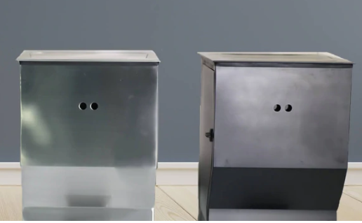 Stainless steel dustbins made from Jindal Stainless' product - Jindal Stainless