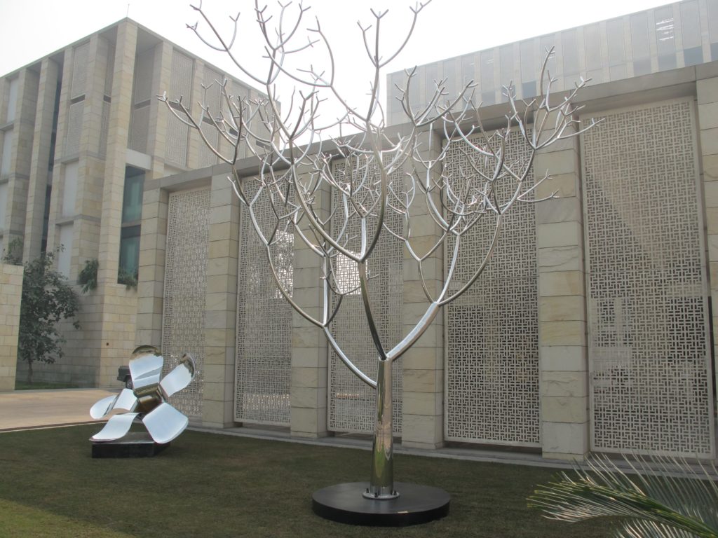 The Champa tree and flower by Alex Davis at the Lodhi Hotel, New Delhi