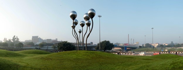 stainless steel sprouts near the AIIMS roundabout 