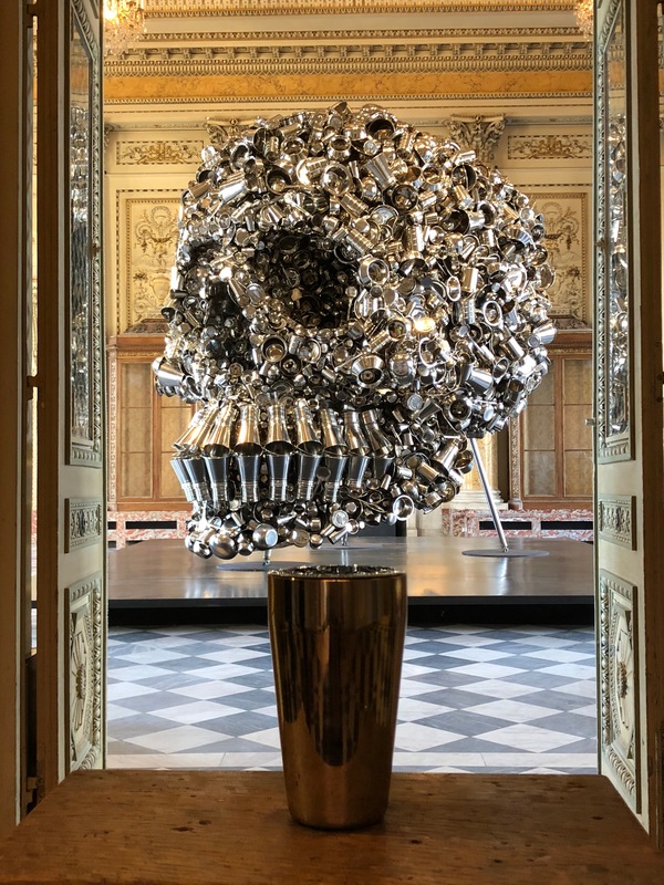 A Very Hungry God, one of Subodh Gupta’s favourite pieces, is an awe-inspiring example of his belief that even a ‘negative’ art theme can evoke a positive reaction in viewers
