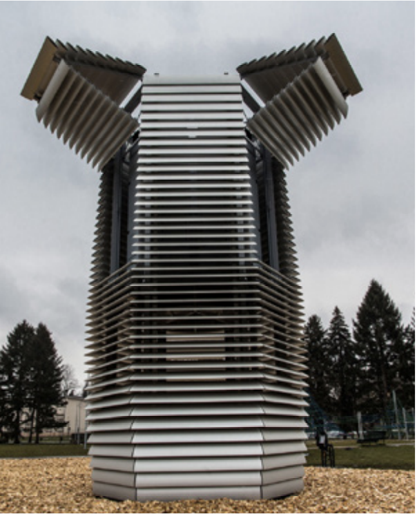 world’s first smog-free tower in Rotterdam