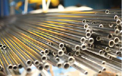 Finished stainless steel pipes