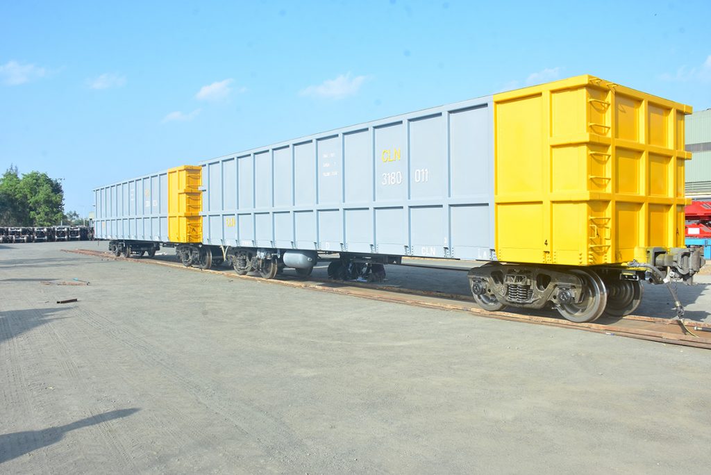 Jindal Stainless supplies stainless steel to produce 100 ‘Made in India’ freight wagons for Mozambique. 